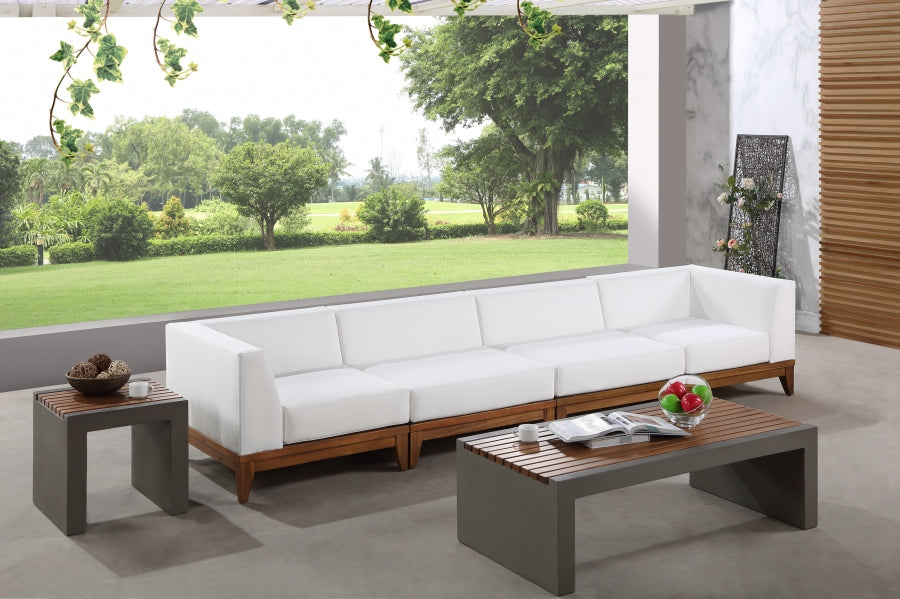 Chaise longue en tissu Orian Teddy