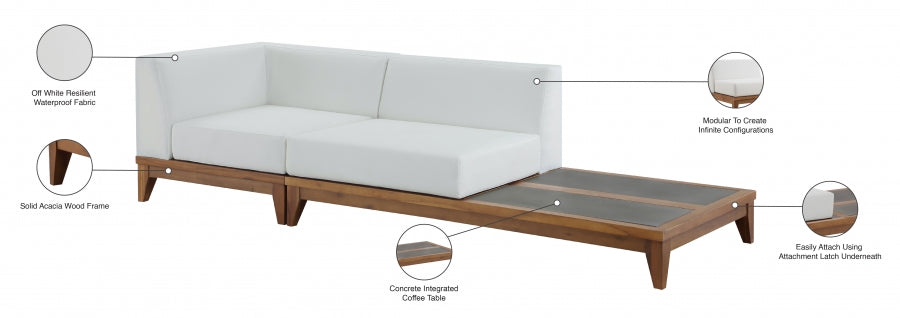 Chaise longue en tissu Orian Teddy