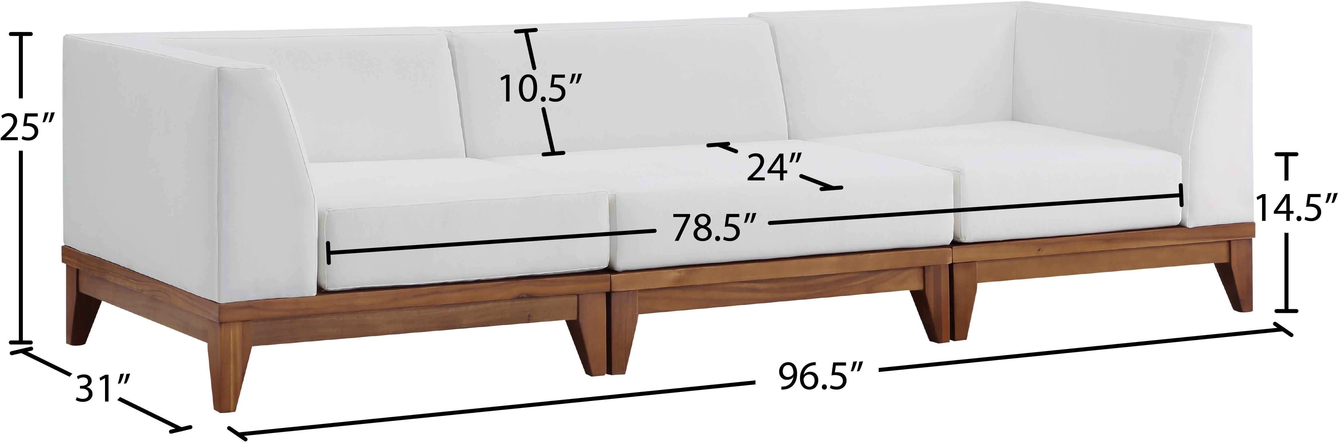 Chaise longue en tissu Orian Teddy