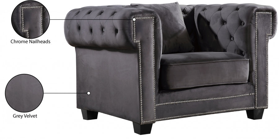 Fauteuil d'appoint rembourré en chenille Vivi