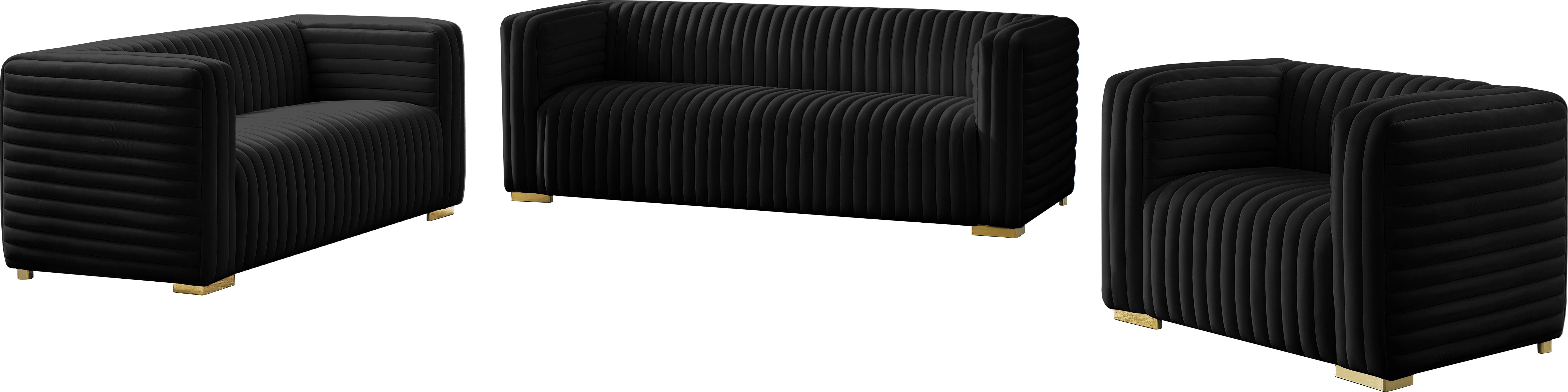 Fauteuil d'appoint rembourré en chenille Vivi