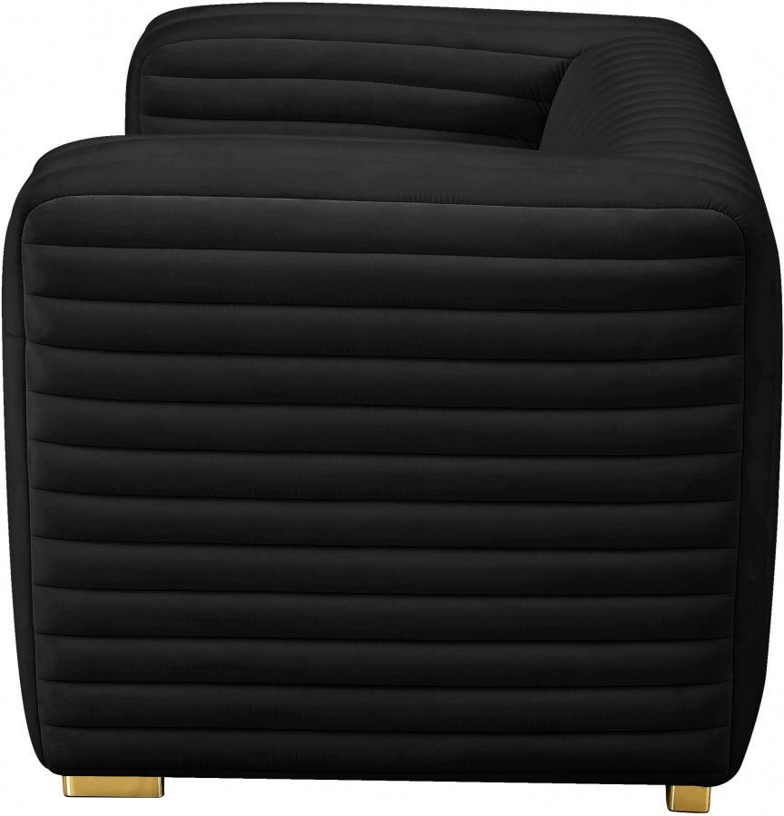 Fauteuil d'appoint rembourré en chenille Vivi