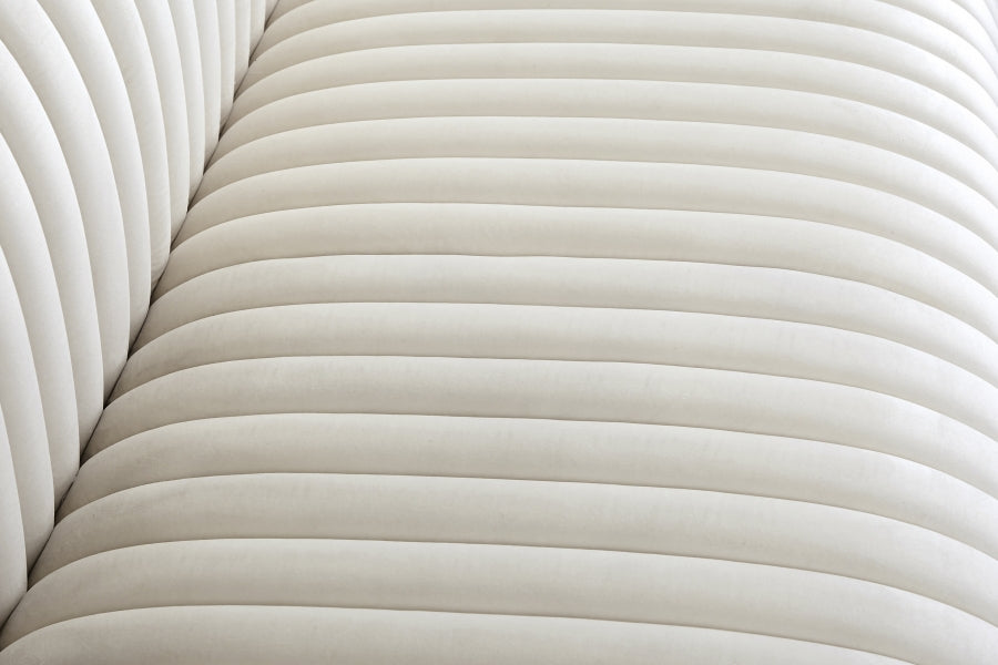 Fauteuil d'appoint rembourré en chenille Vivi