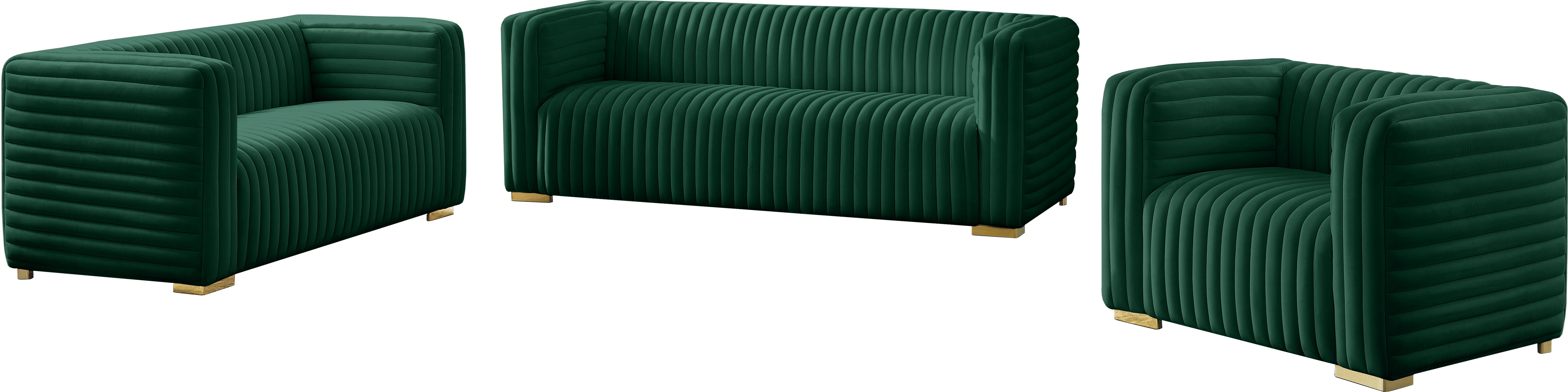 Fauteuil d'appoint rembourré en chenille Vivi