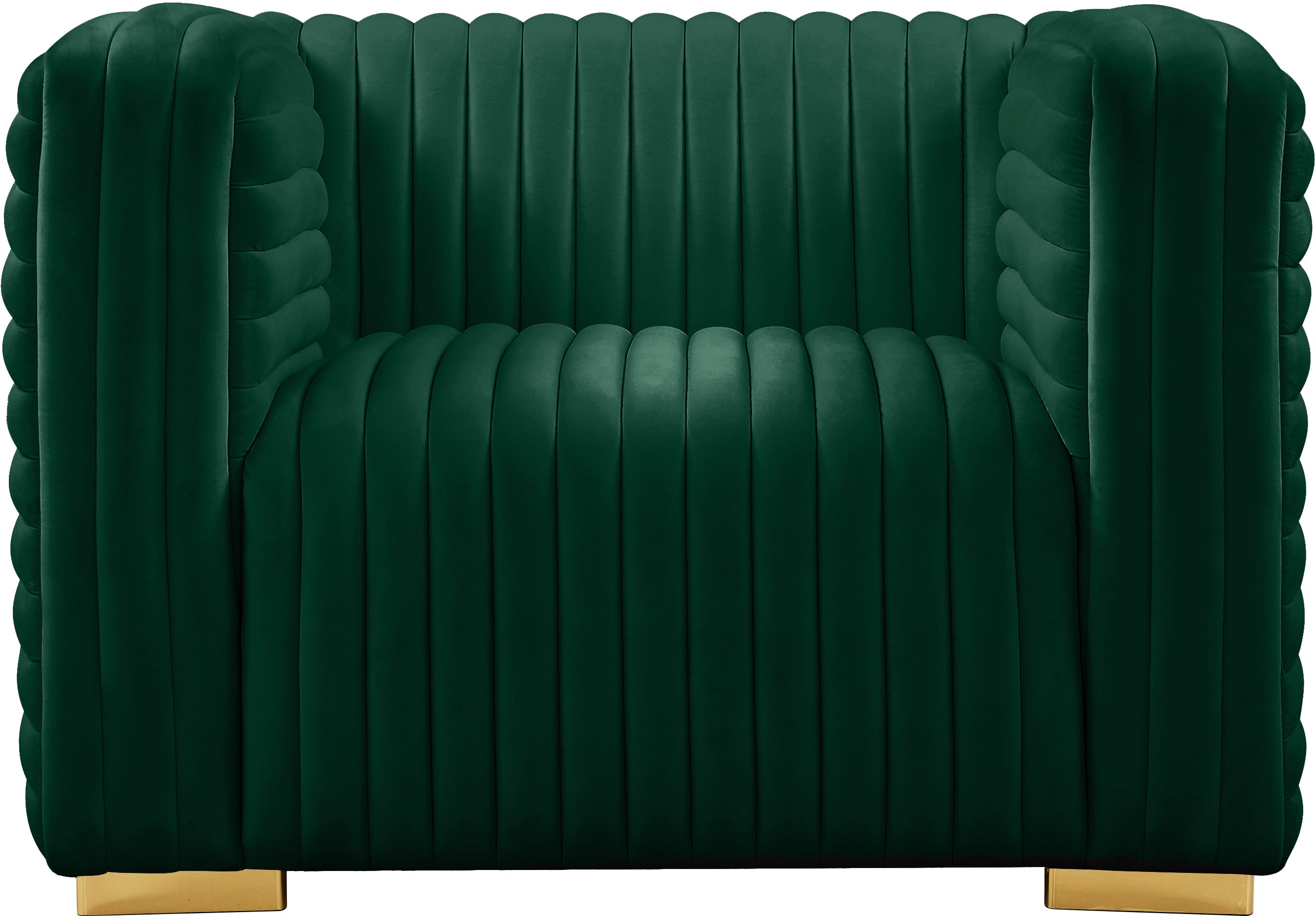 Fauteuil d'appoint rembourré en chenille Vivi