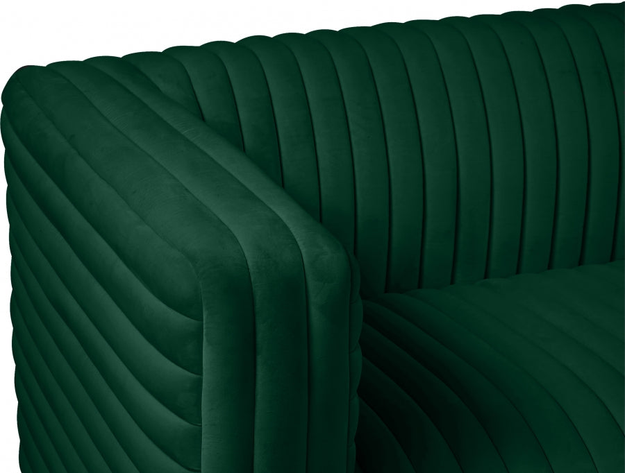 Fauteuil d'appoint rembourré en chenille Vivi