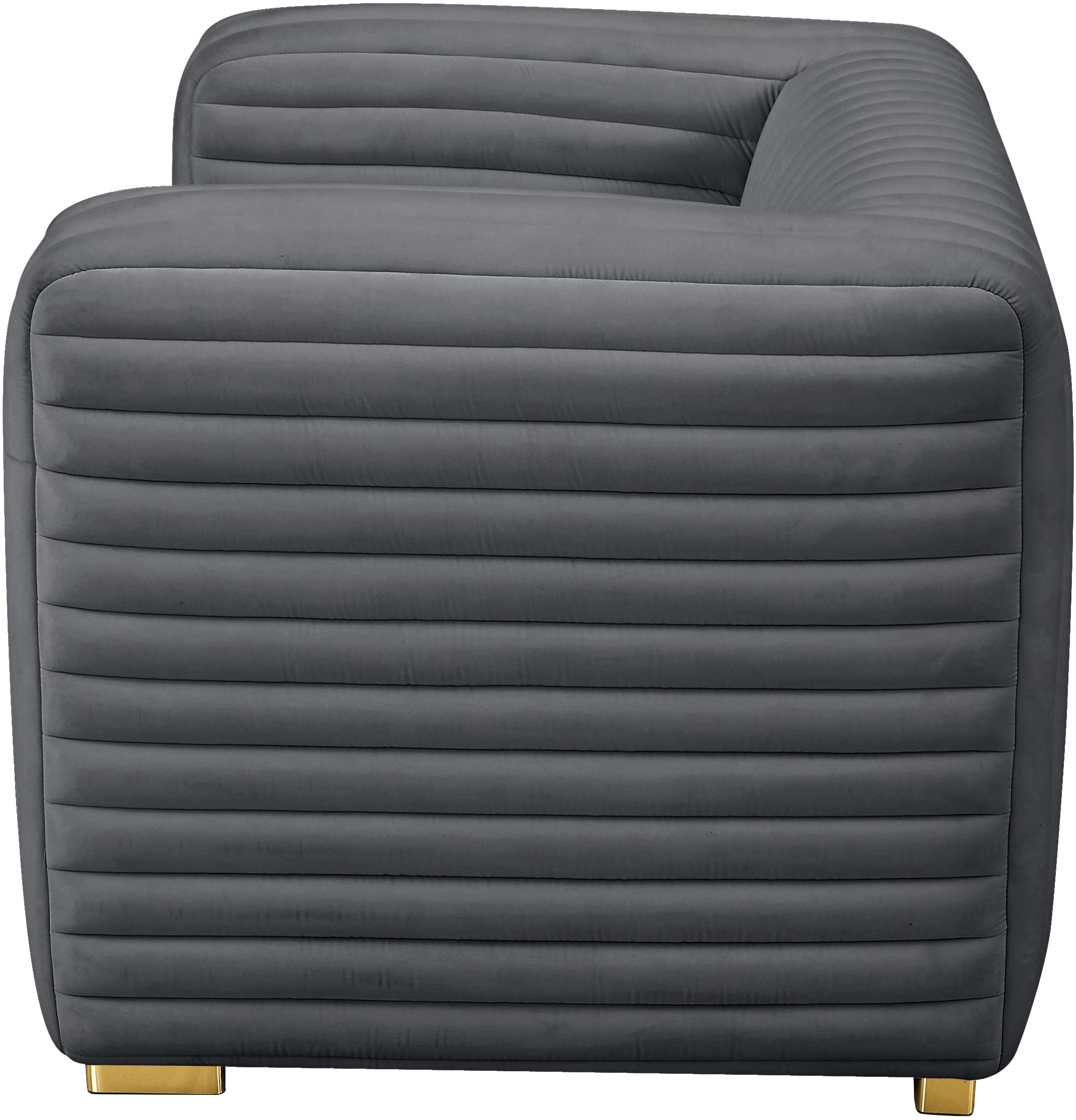 Fauteuil d'appoint rembourré en chenille Vivi