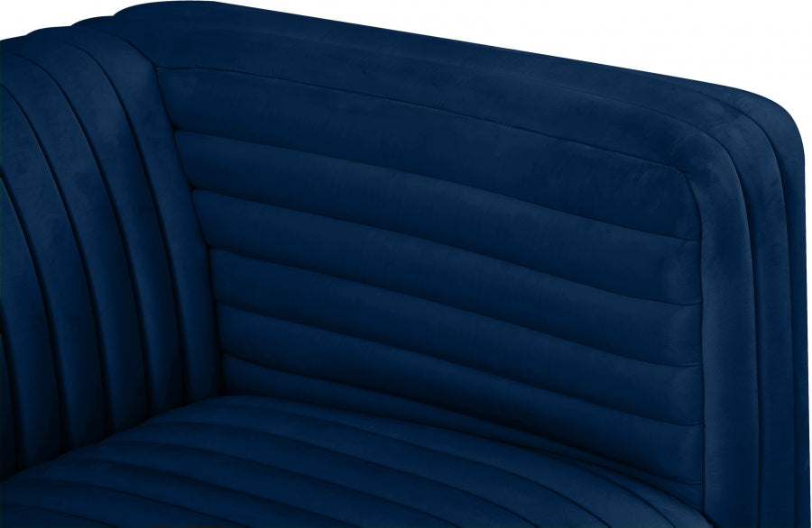 Fauteuil d'appoint rembourré en chenille Vivi