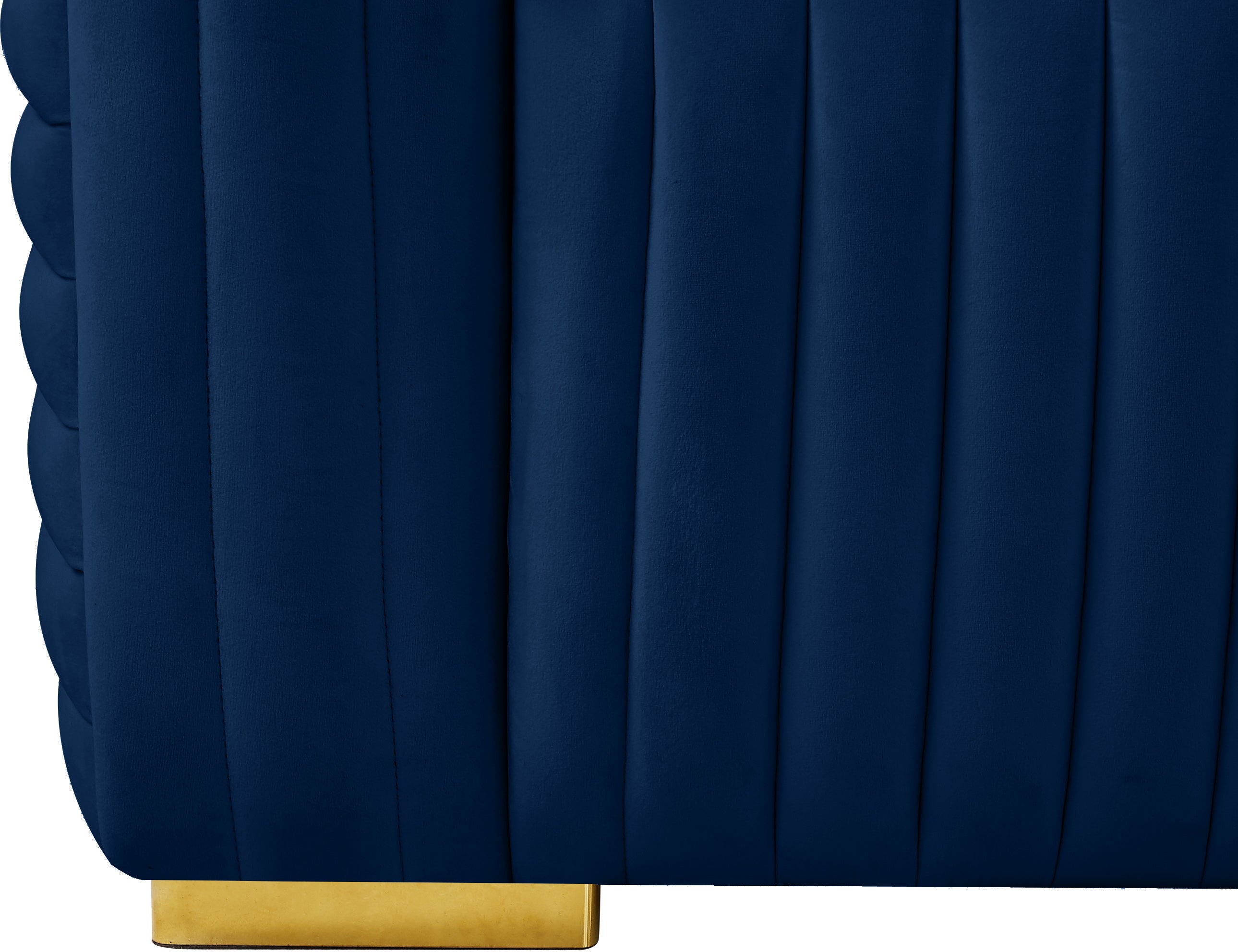 Fauteuil d'appoint rembourré en chenille Vivi