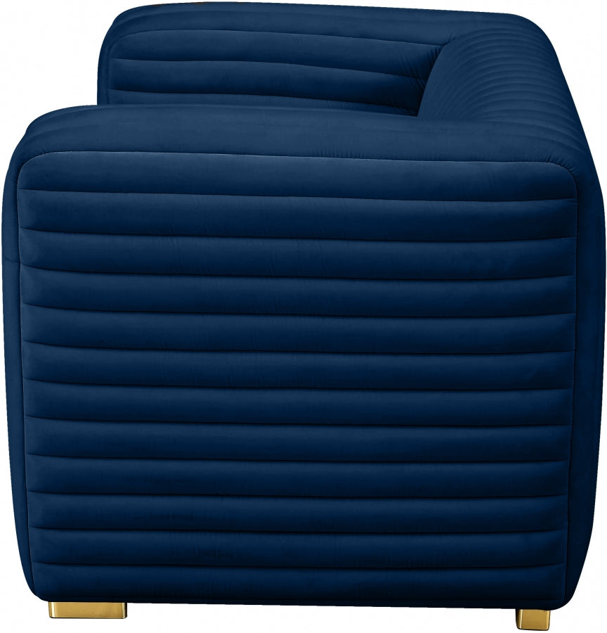 Fauteuil d'appoint rembourré en chenille Vivi