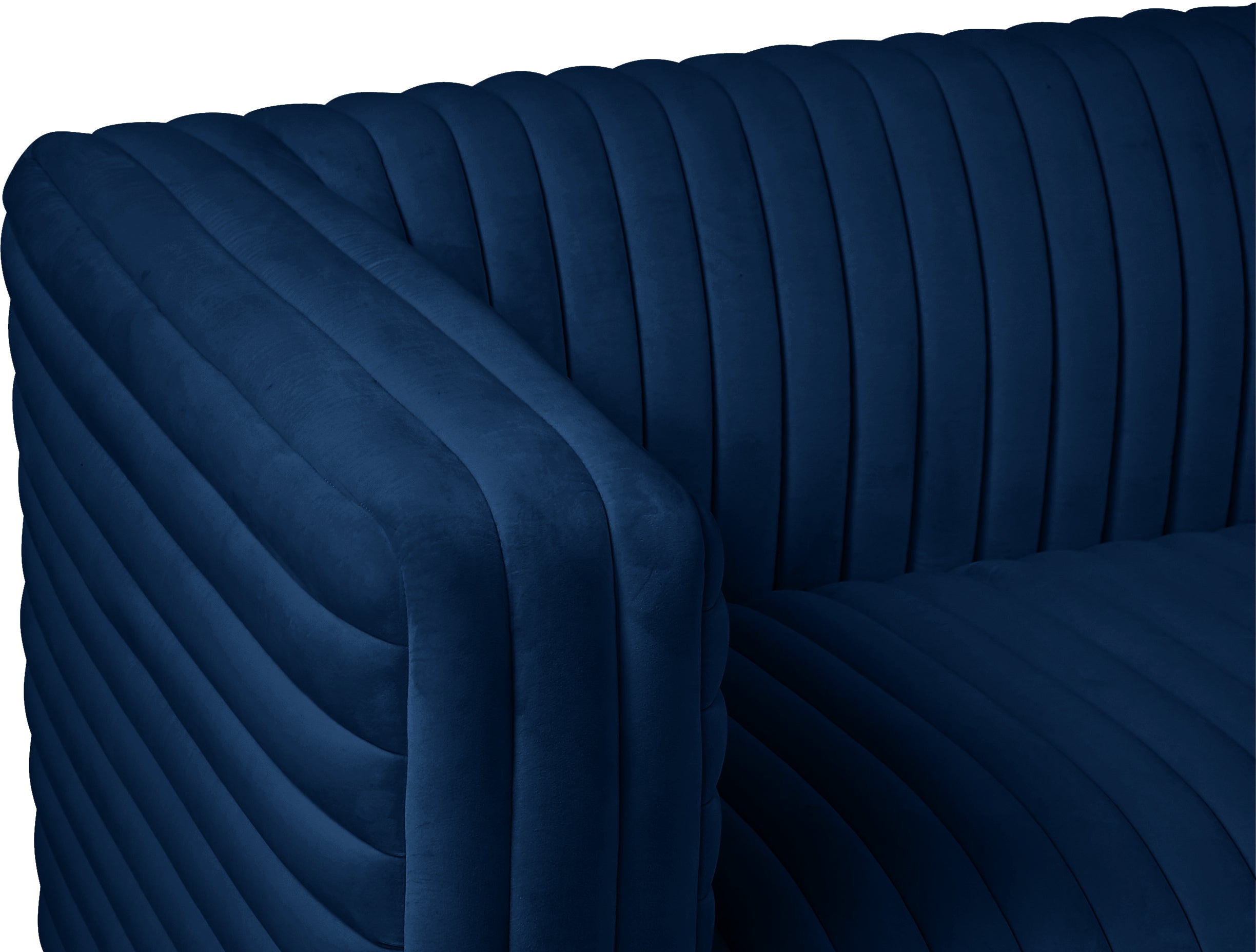 Fauteuil d'appoint rembourré en chenille Vivi