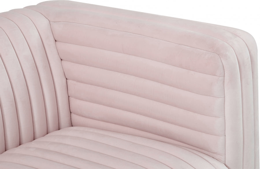 Fauteuil d'appoint rembourré en chenille Vivi