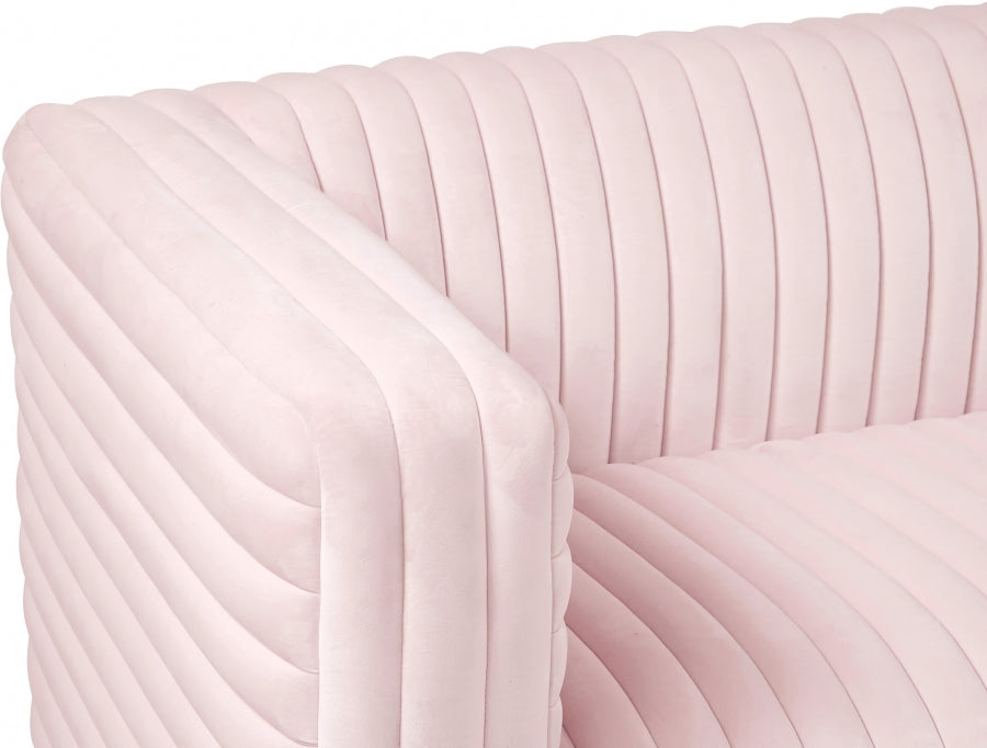 Fauteuil d'appoint rembourré en chenille Vivi