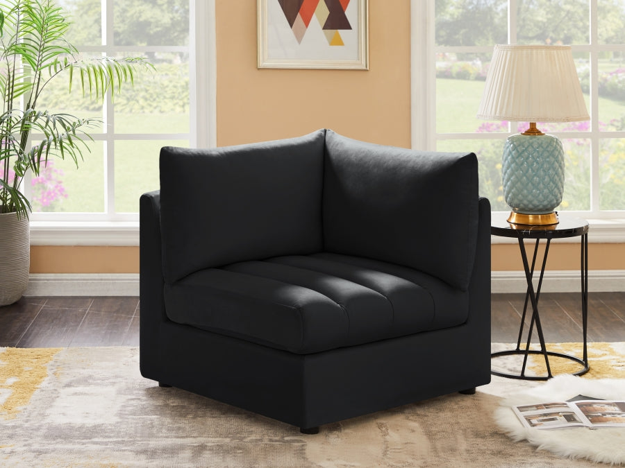 Jacob Velvet Upholstered Corner Modular Chair