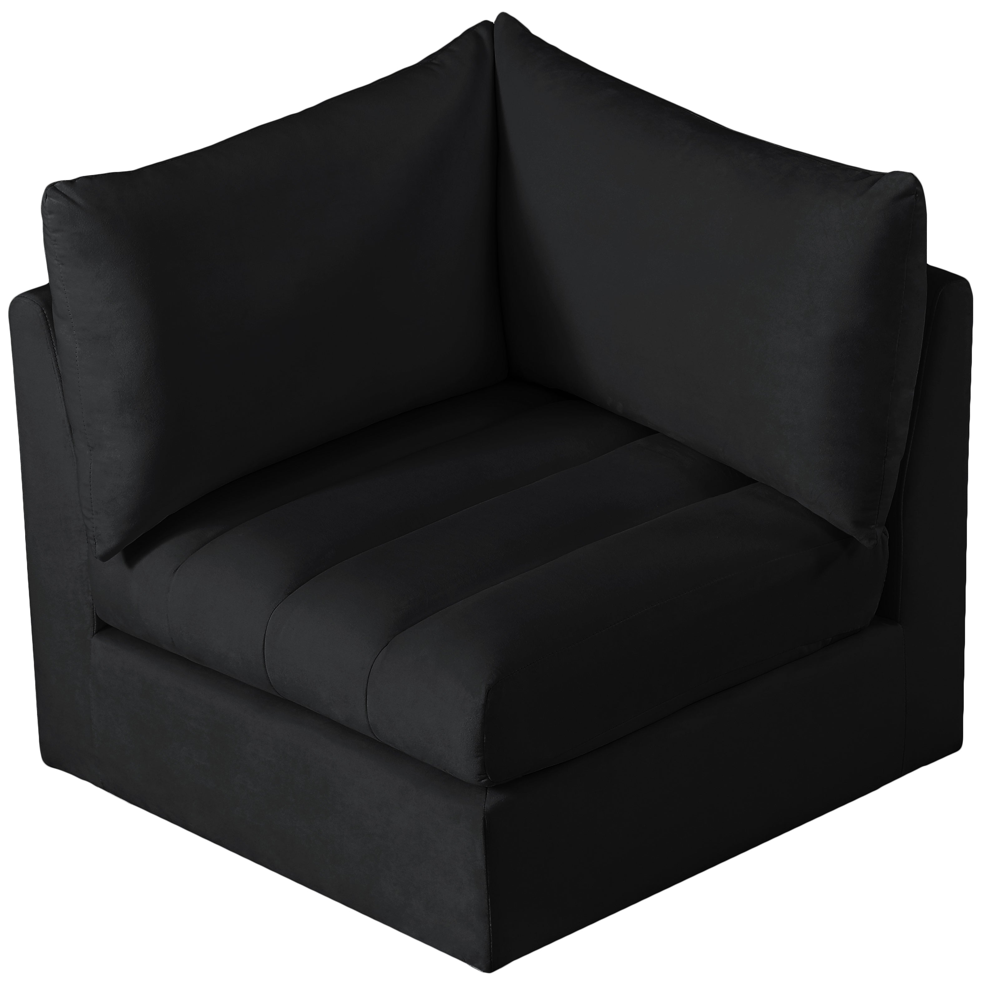 Jacob Velvet Upholstered Corner Modular Chair