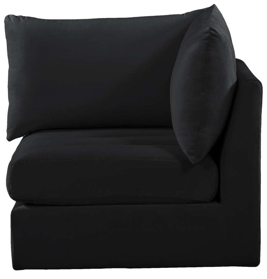 Jacob Velvet Upholstered Corner Modular Chair
