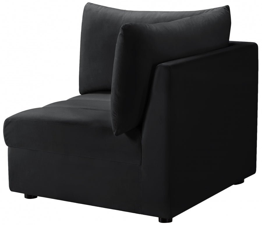 Jacob Velvet Upholstered Corner Modular Chair