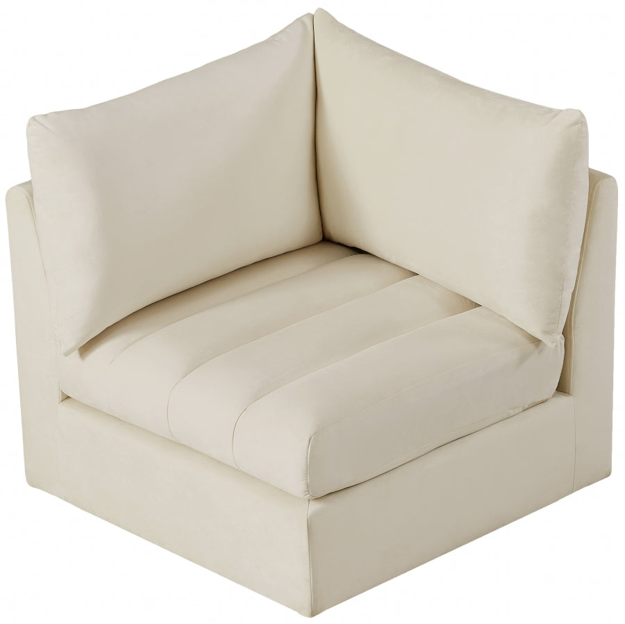 Jacob Velvet Upholstered Corner Modular Chair