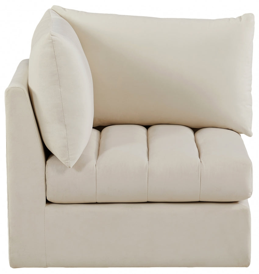 Jacob Velvet Upholstered Corner Modular Chair