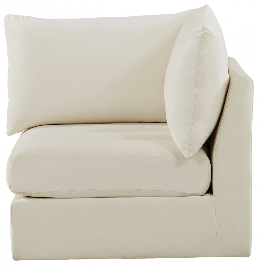 Jacob Velvet Upholstered Corner Modular Chair