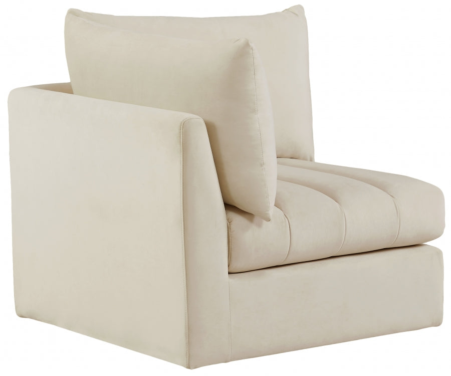 Jacob Velvet Upholstered Corner Modular Chair