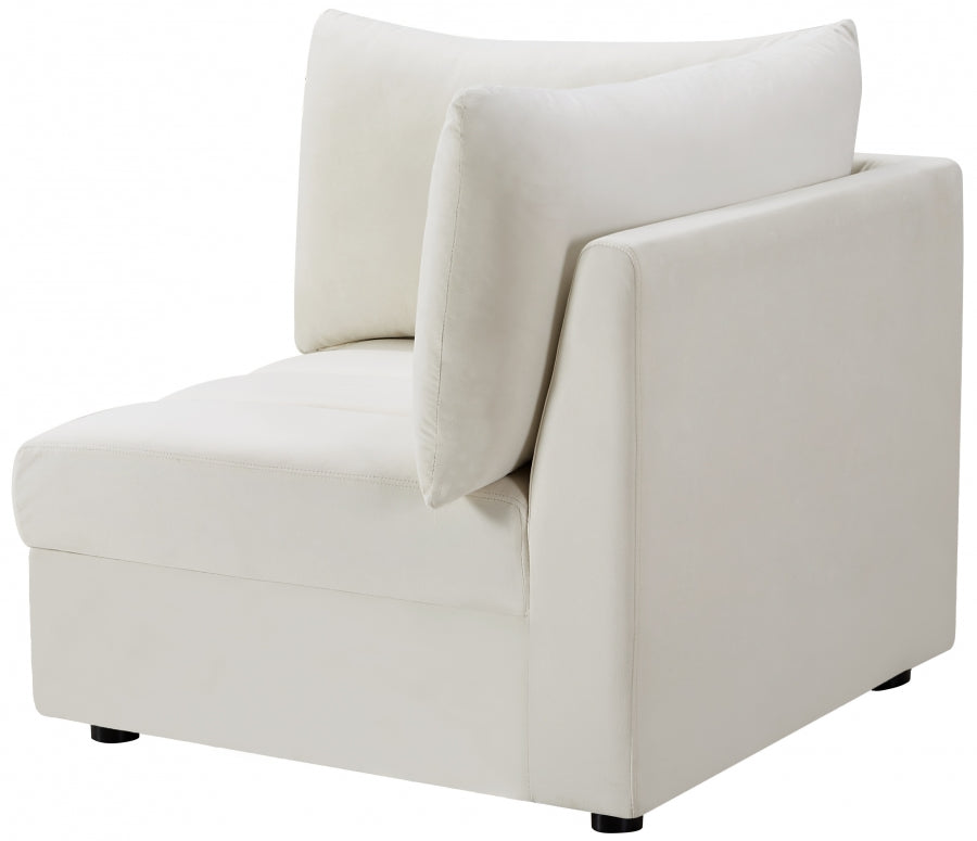 Jacob Velvet Upholstered Corner Modular Chair