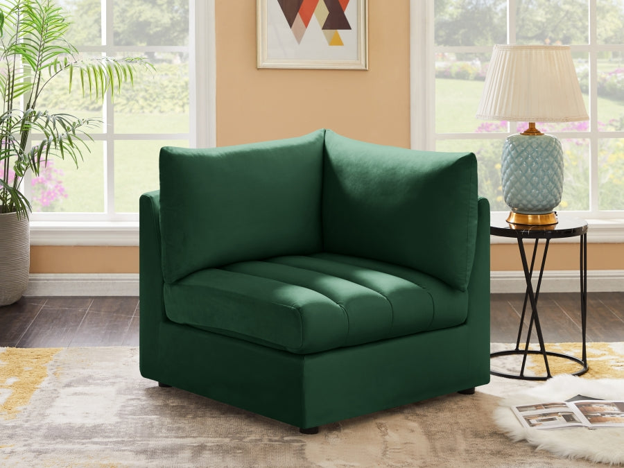 Jacob Velvet Upholstered Corner Modular Chair