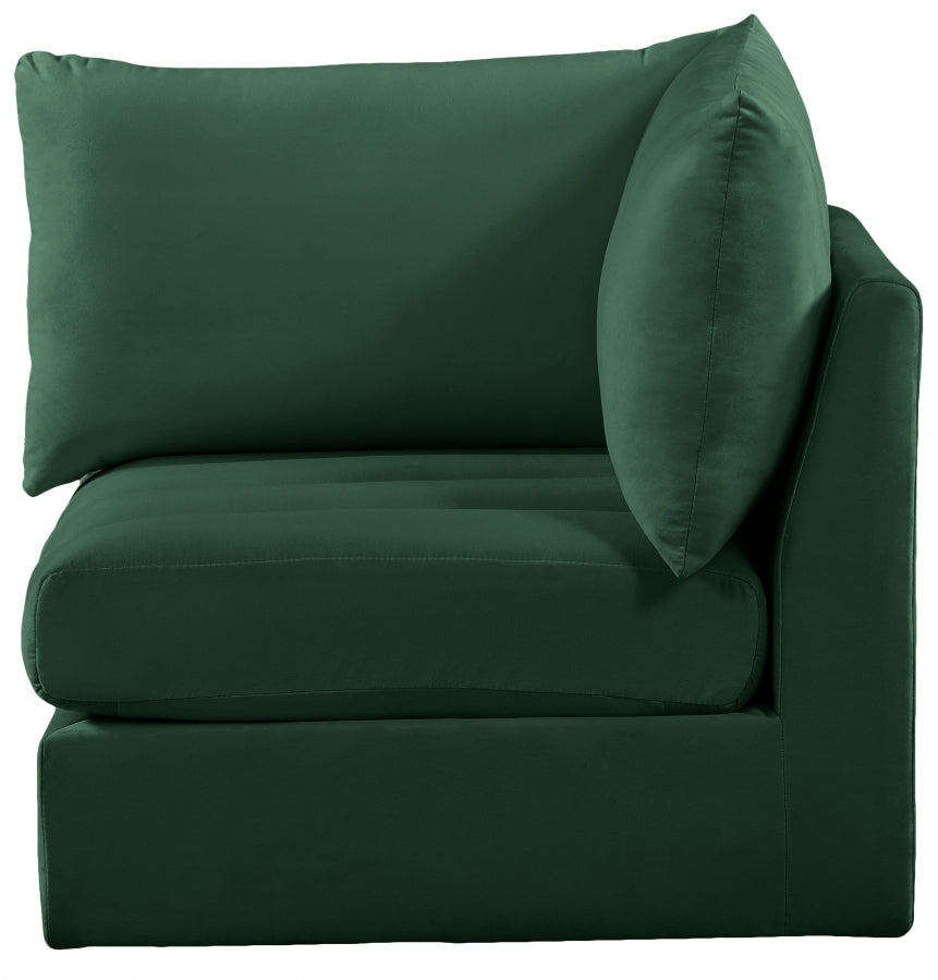 Jacob Velvet Upholstered Corner Modular Chair