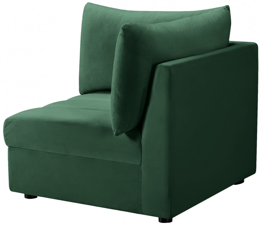 Jacob Velvet Upholstered Corner Modular Chair