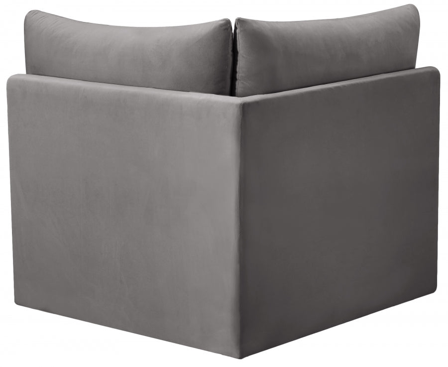 Jacob Velvet Upholstered Corner Modular Chair