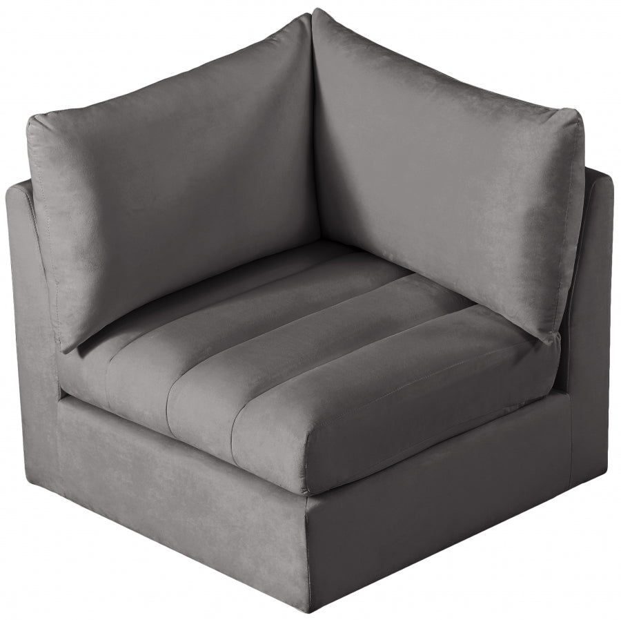 Jacob Velvet Upholstered Corner Modular Chair