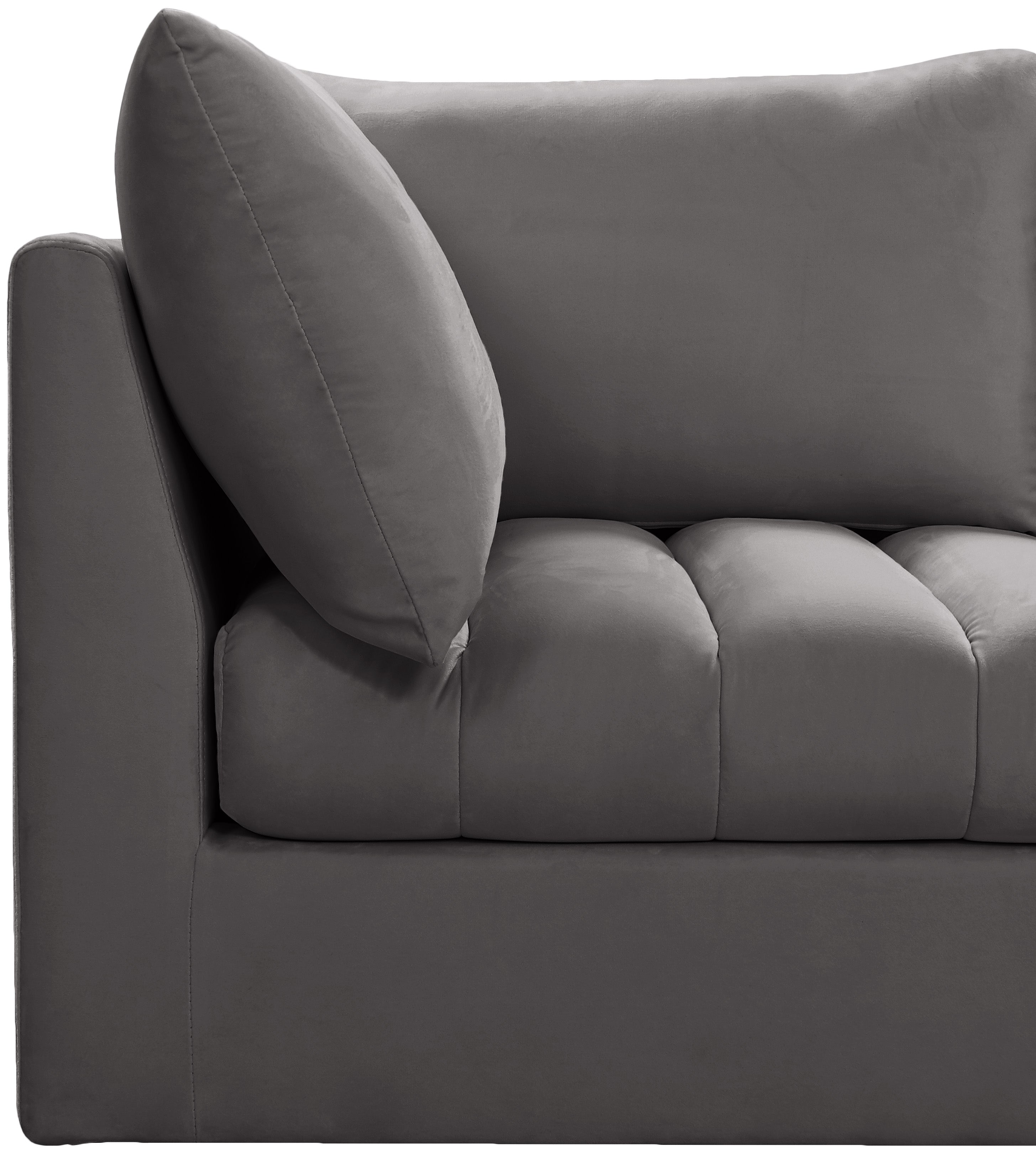 Jacob Velvet Upholstered Corner Modular Chair