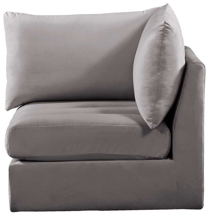 Jacob Velvet Upholstered Corner Modular Chair
