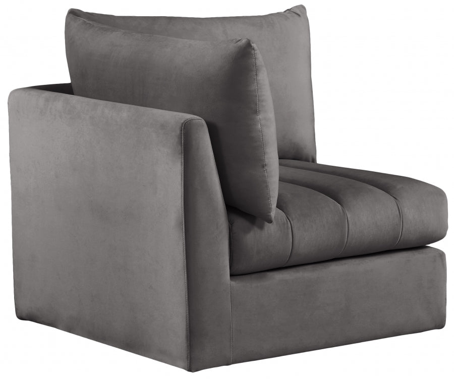 Jacob Velvet Upholstered Corner Modular Chair