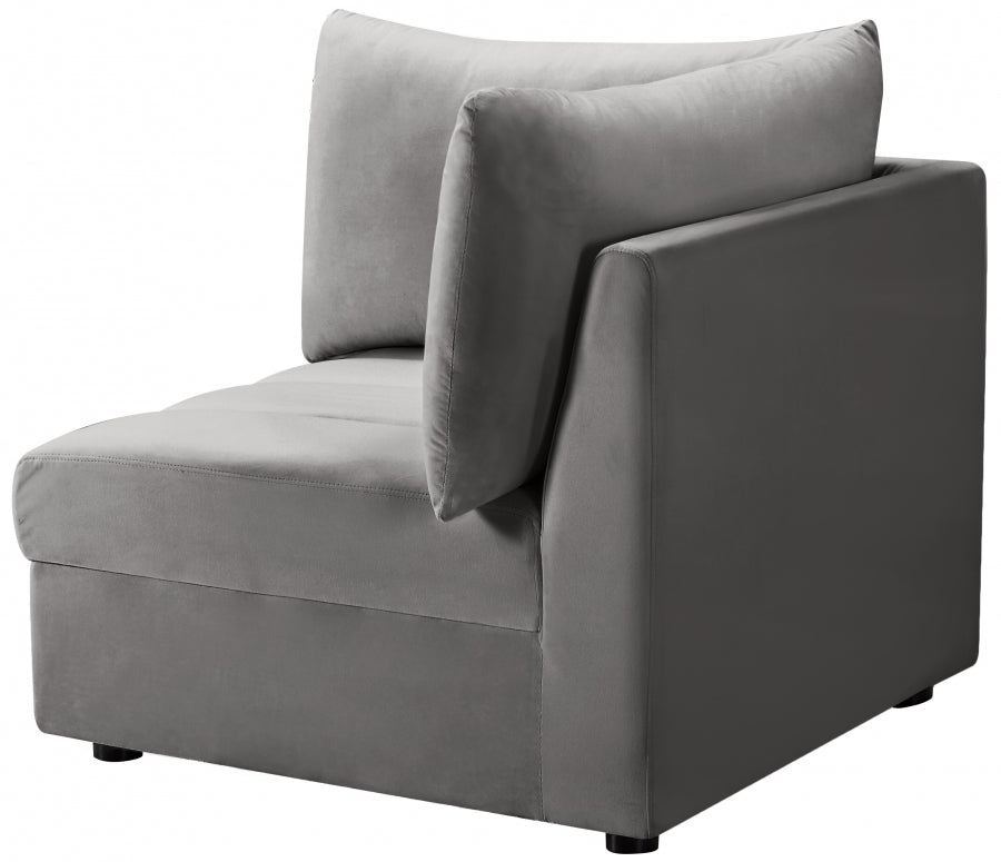 Jacob Velvet Upholstered Corner Modular Chair