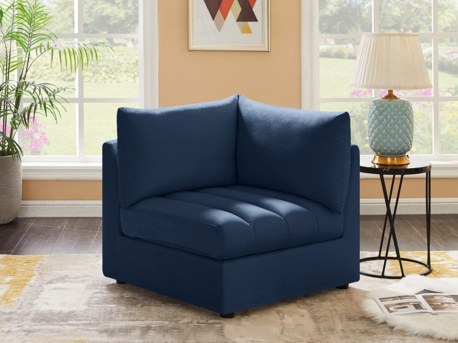 Jacob Velvet Upholstered Corner Modular Chair