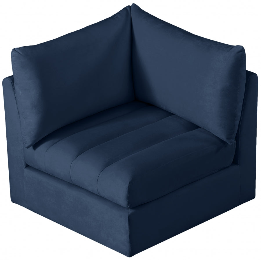 Jacob Velvet Upholstered Corner Modular Chair