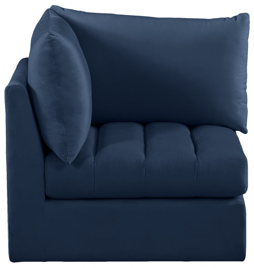 Jacob Velvet Upholstered Corner Modular Chair