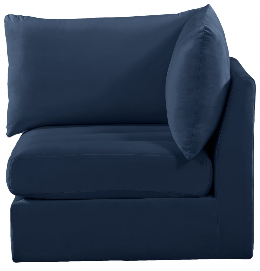 Jacob Velvet Upholstered Corner Modular Chair
