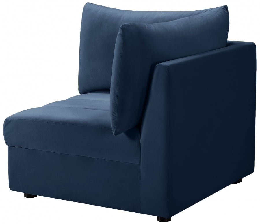 Jacob Velvet Upholstered Corner Modular Chair