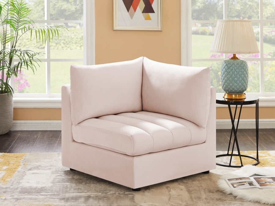Jacob Velvet Upholstered Corner Modular Chair