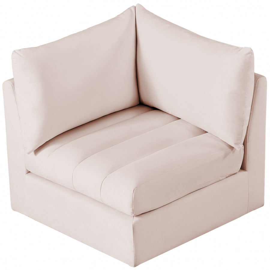 Jacob Velvet Upholstered Corner Modular Chair