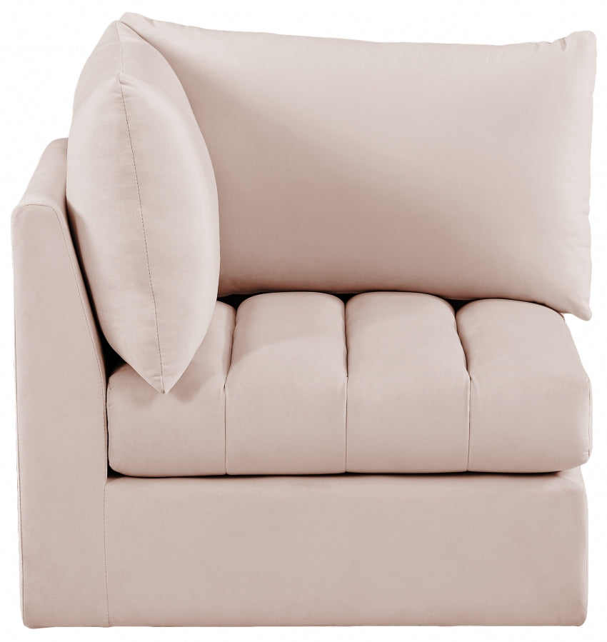 Jacob Velvet Upholstered Corner Modular Chair
