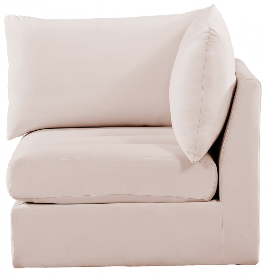Jacob Velvet Upholstered Corner Modular Chair