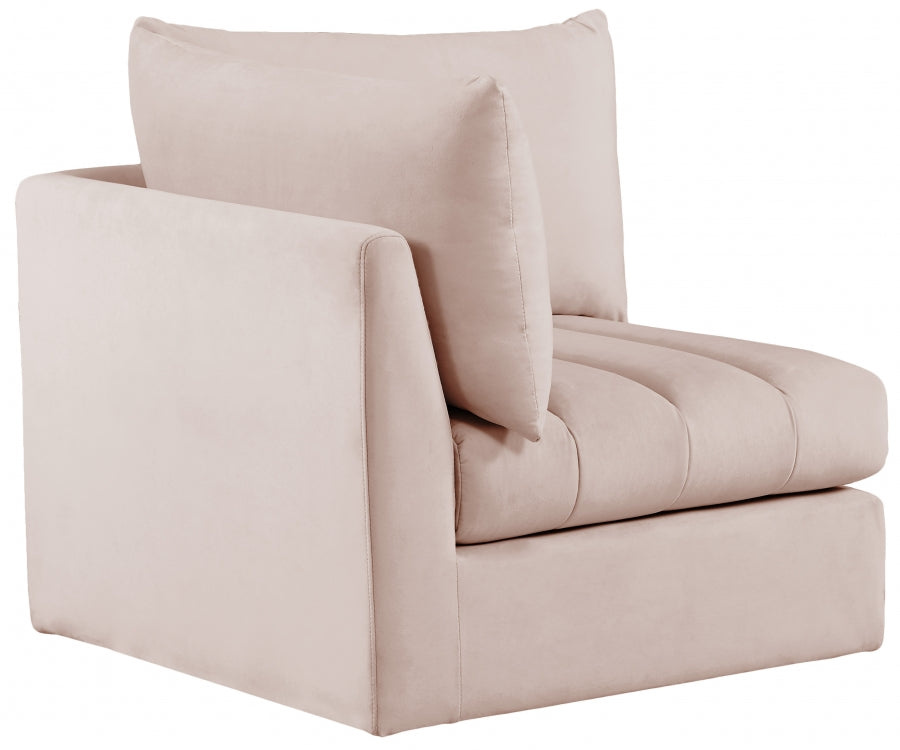 Jacob Velvet Upholstered Corner Modular Chair