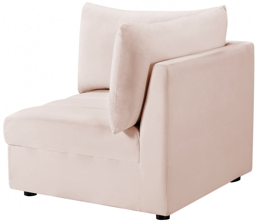Jacob Velvet Upholstered Corner Modular Chair