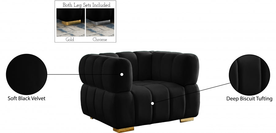 Gwen Velvet Upholstered Chair