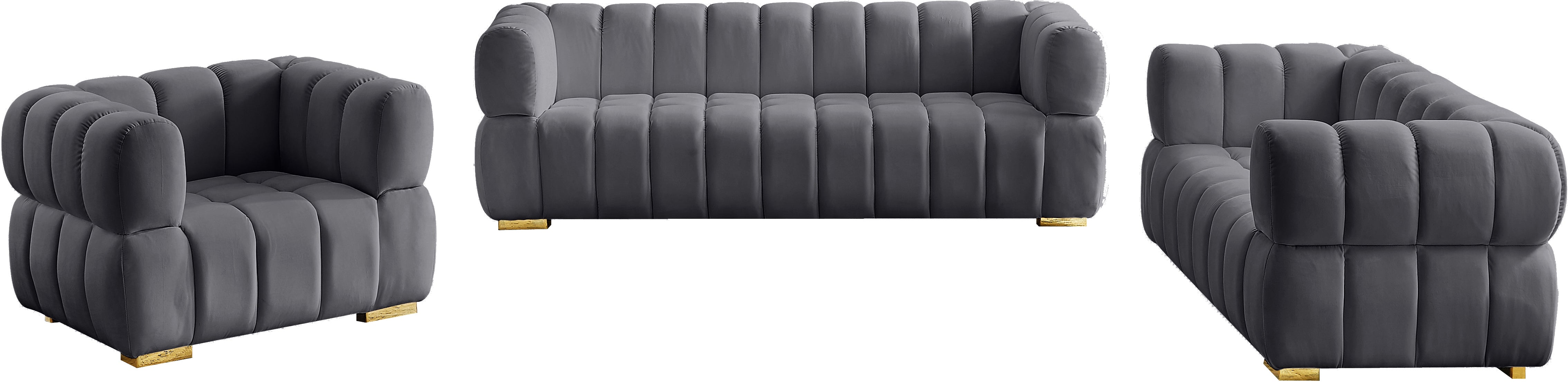 Gwen Velvet Upholstered Chair