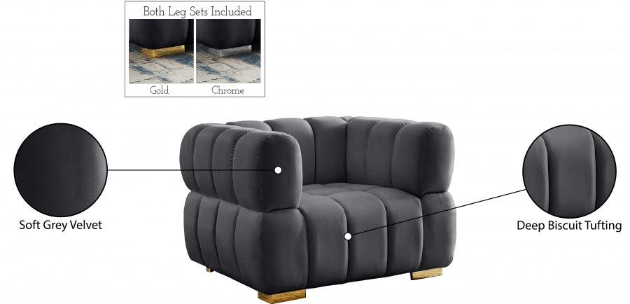Gwen Velvet Upholstered Chair