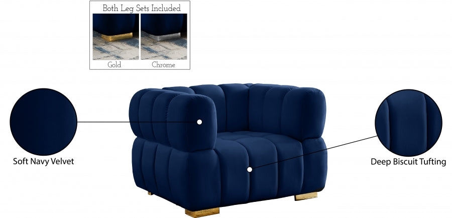 Gwen Velvet Upholstered Chair